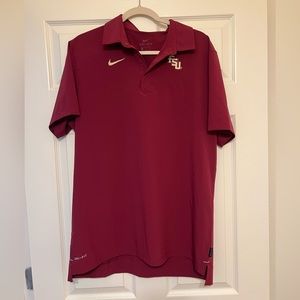 Nike Florida State University polo. Worn once, in great condition